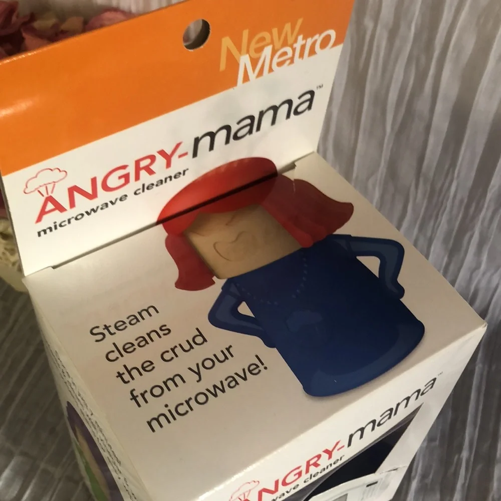 ANGRY MAMA steam cleaner Microwave Cleaner new in box kitchen cleaning item